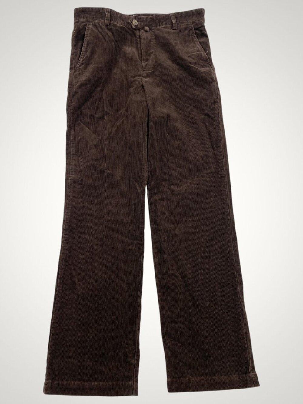 GANT Corduroy Pants Brown Flat Front Chino Trousers Cords Men’s 31 Fits 32x32